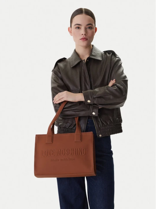 Zdjęcie produktu Torebka LOVE MOSCHINO JC4045PP1OLE0200 Brązowy