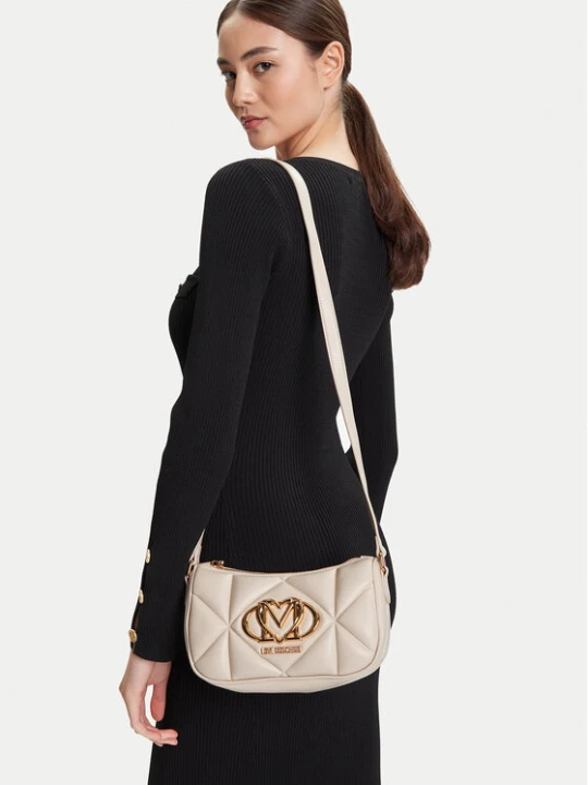 Zdjęcie produktu Torebka LOVE MOSCHINO JC4083PP1NLC0110 Kremowy