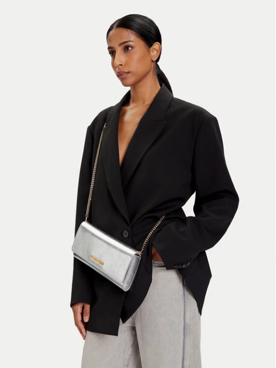 Zdjęcie produktu Torebka LOVE MOSCHINO JC4099PP0NKW0902 Srebrny