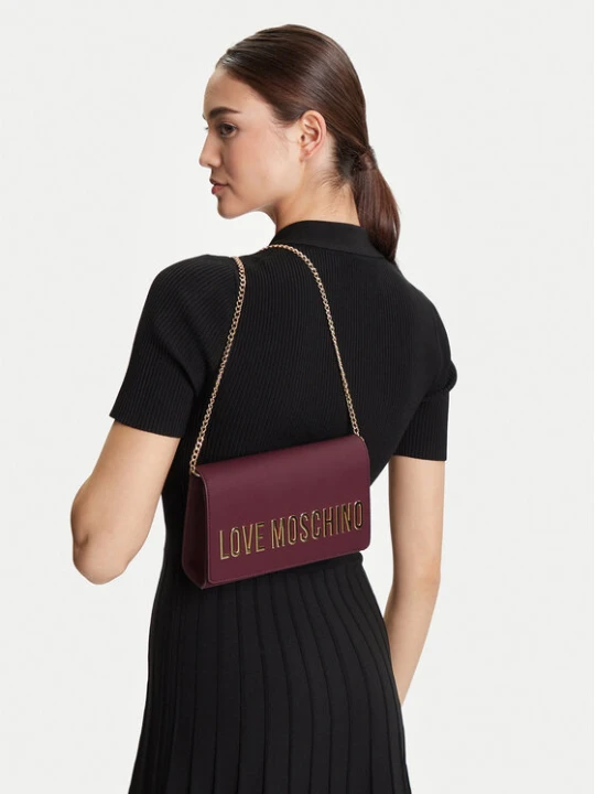 Zdjęcie produktu Torebka LOVE MOSCHINO JC4103PP1NKD0552 Bordowy