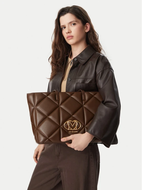 Zdjęcie produktu Torebka LOVE MOSCHINO JC4120PP1PLC0300 Brązowy