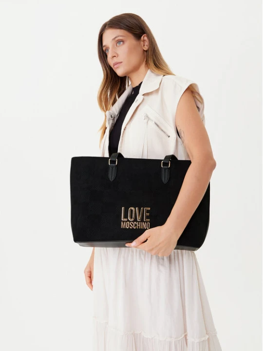 Zdjęcie produktu Torebka LOVE MOSCHINO JC4123PP0NKB100A Czarny
