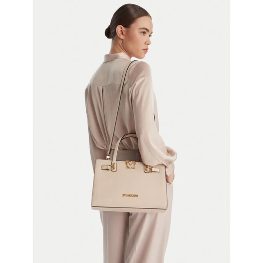 Zdjęcie produktu Torebka LOVE MOSCHINO JC4126PP1OLM0110 Kremowy