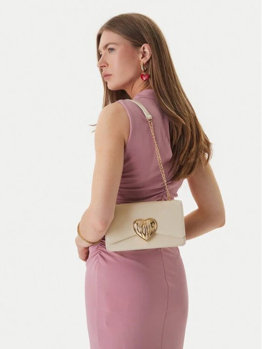 Zdjęcie produktu Torebka LOVE MOSCHINO JC4147PP1OL1611A Écru Kremowy