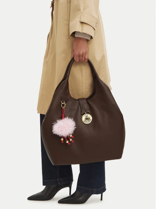 Zdjęcie produktu Torebka LOVE MOSCHINO JC4238PP0PKI0313 Brązowy ciemny