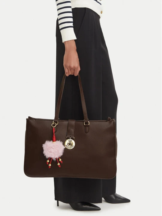 Zdjęcie produktu Torebka LOVE MOSCHINO JC4239PP0PKI0313 Brązowy ciemny
