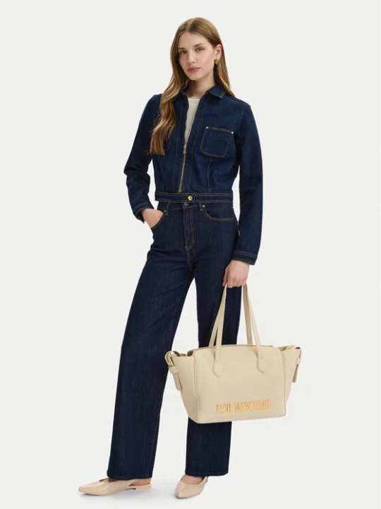 Zdjęcie produktu Torebka LOVE MOSCHINO JC4243PP0OKD0110 Beżowy jasny