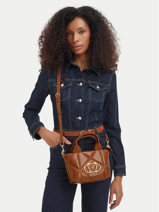 Zdjęcie produktu Torebka LOVE MOSCHINO JC4255PP0PLC0208 Brązowy