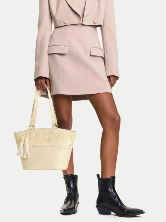Zdjęcie produktu Torebka LOVE MOSCHINO JC4285PP0MKJ0104 Kremowy