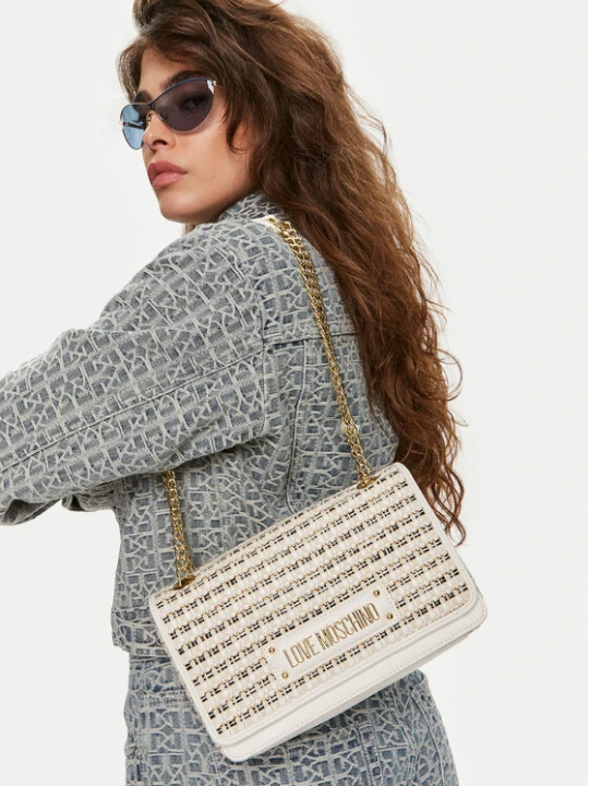 Zdjęcie produktu Torebka LOVE MOSCHINO JC4348PP05K60108 Kremowy