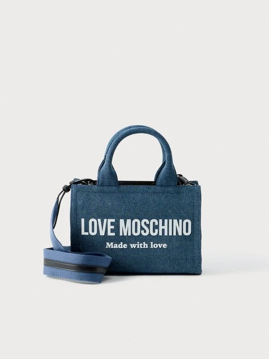 Zdjęcie produktu Torebka LOVE MOSCHINO niebieski denim