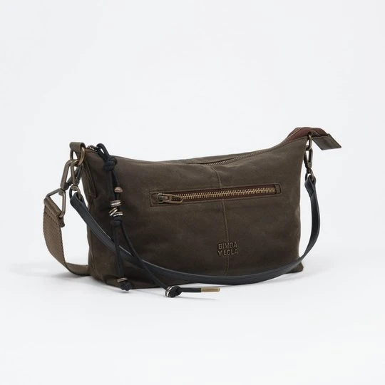 Zdjęcie produktu Torebka Madrid duża bawełna khaki BIMBA Y LOLA