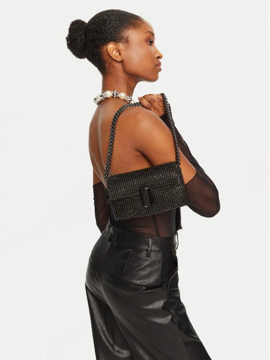 Zdjęcie produktu Torebka Marc Jacobs The Rhinestone J Marc Mini Shoulder Bag H912M06RE22 Czarny