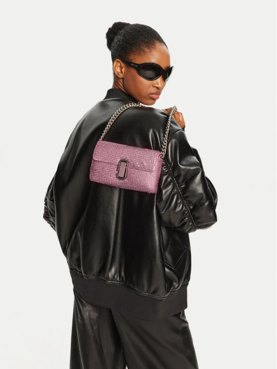 Zdjęcie produktu Torebka Marc Jacobs The Rhinestone J Marc Mini Shoulder Bag H912M06RE22 Różowy