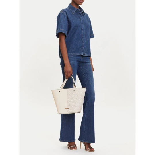 Zdjęcie produktu Torebka MICHAEL Michael Kors Flora 30T5GFFT2B Beżowy