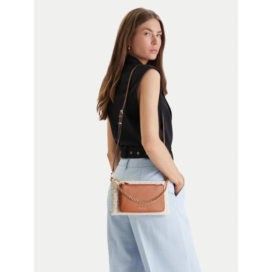 Zdjęcie produktu Torebka MICHAEL Michael Kors Jet Set 32F5GJ6C8B Écru Kremowy