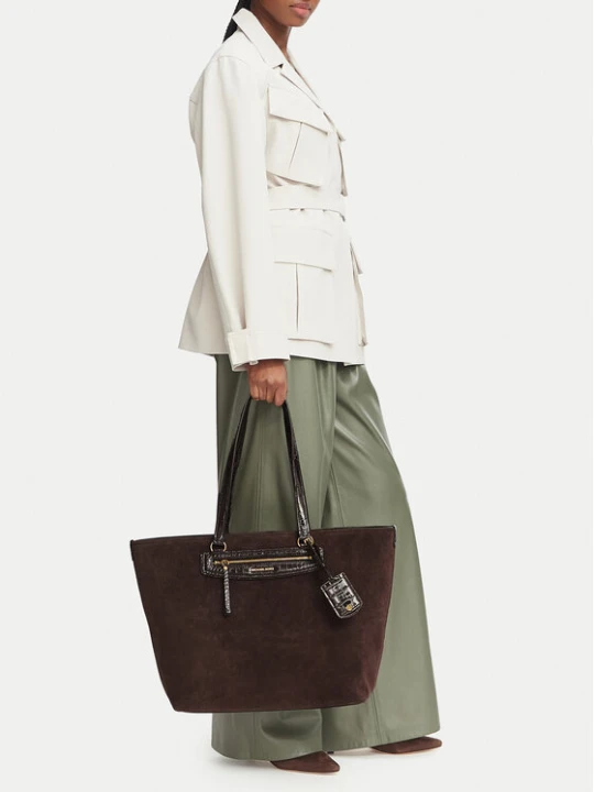 Zdjęcie produktu Torebka MICHAEL Michael Kors Jet Set Travel 30F6ATVT4S Brązowy ciemny