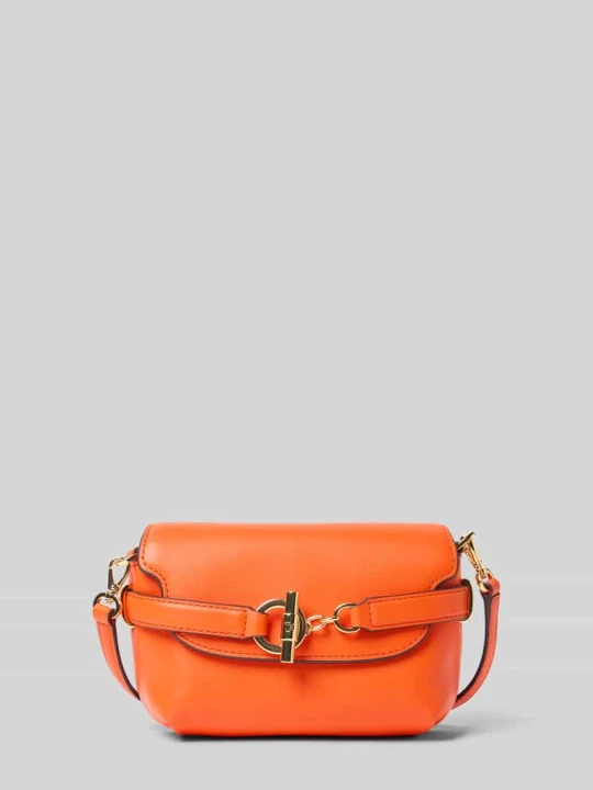 Zdjęcie produktu Crossbody Bag z detalem z logo Lauren Ralph Lauren Ciemnopomarańczowy