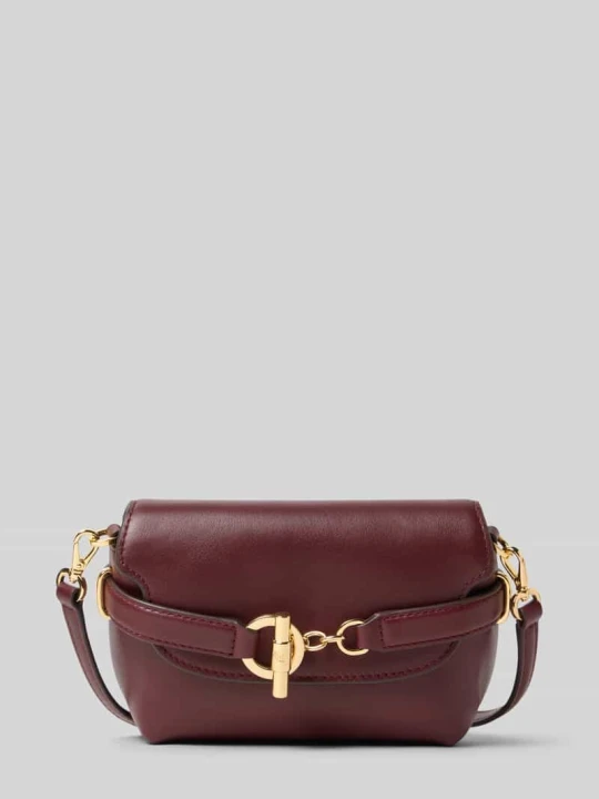 Zdjęcie produktu Crossbody Bag z detalem z logo Lauren Ralph Lauren Bordowy