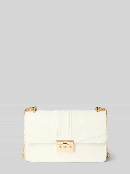 Zdjęcie produktu Torba crossbody ze skóropodobnym wykończeniem model 'Roros East-West' Seidenfelt Złamany biały