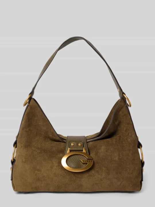 Zdjęcie produktu Torebka na ramię z detalem z logo Model 'CAMDEN' Guess Oliwkowy