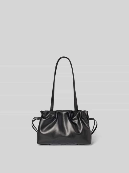 Zdjęcie produktu Torebka na ramię z marszczeniami model 'Ella' Tory Burch Czarny