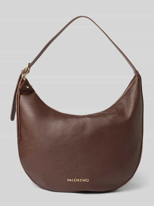 Zdjęcie produktu Torebka na ramię ze skóry ekologicznej z regulowanym paskiem VALENTINO BAGS Ciemnobrązowy