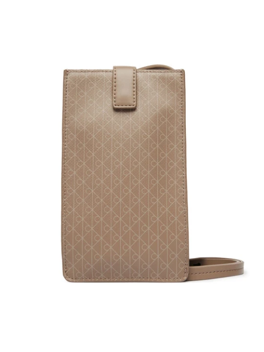 Zdjęcie produktu Torebka na telefon Calvin Klein Emblem Aop Phone Crossbody LV04F1115G Brązowy