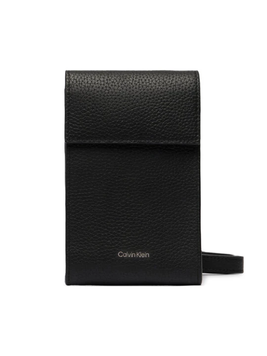 Zdjęcie produktu Torebka na telefon Calvin Klein Foil Emboss Phone Crossbody LV04D1275G Czarny
