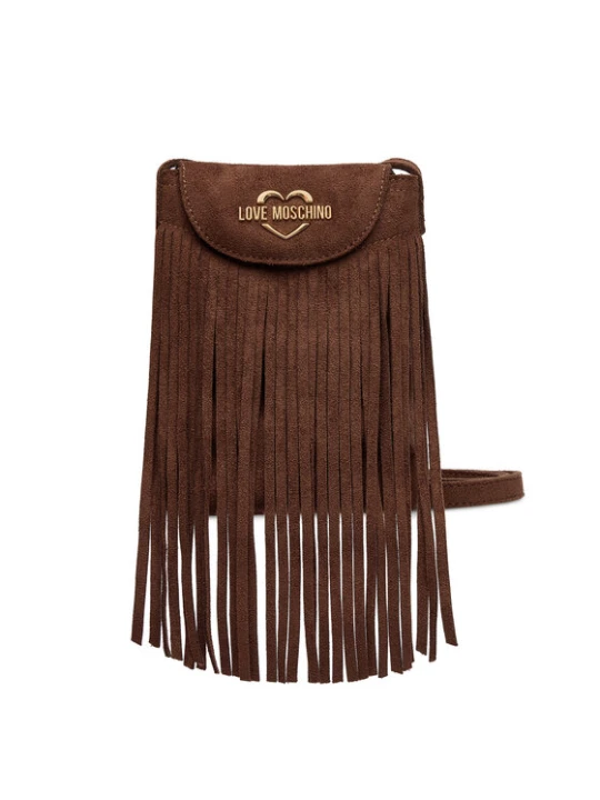 Zdjęcie produktu Torebka na telefon LOVE MOSCHINO JC4247PP0PKM0313 Brązowy