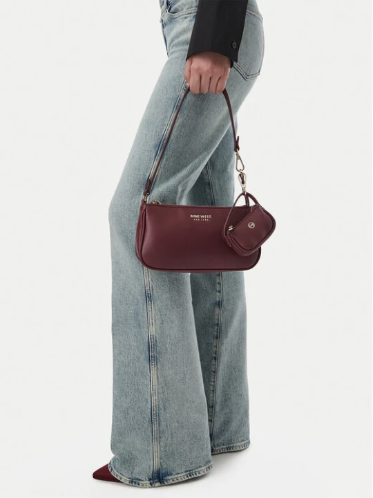 Zdjęcie produktu Torebka Nine West CEO-VELVET CHARM-LA374-4788 Bordowy