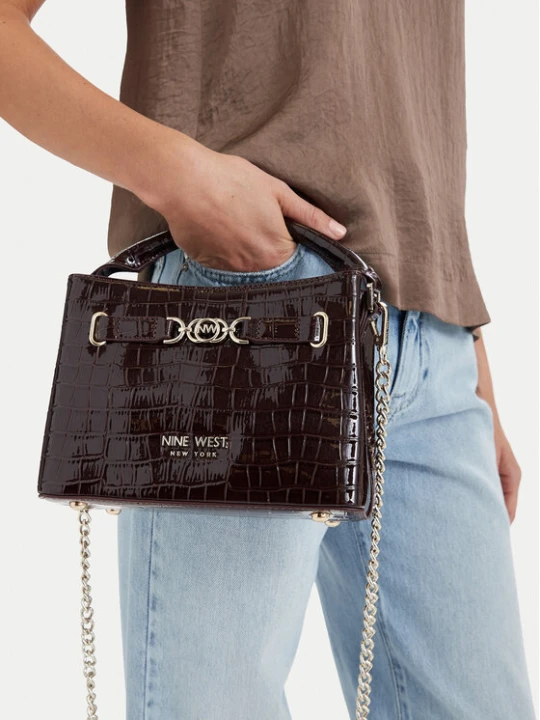 Zdjęcie produktu Torebka Nine West EO-CITY GRACE-LDA9420 CROCO Brązowy