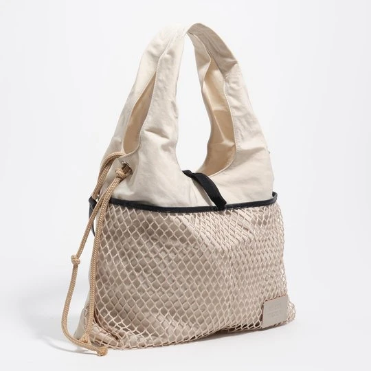 Zdjęcie produktu Torebka Paper duża nylon duża biało-szara BIMBA Y LOLA