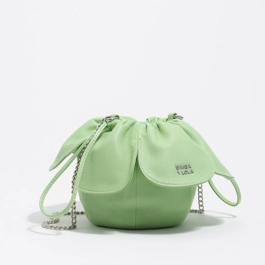 Zdjęcie produktu Torebka Pétalo skóra pastelowa zieleń BIMBA Y LOLA PASTEL GREEN