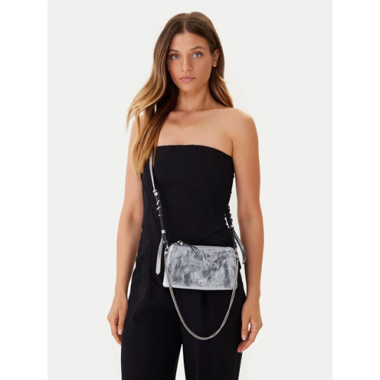Zdjęcie produktu Torebka PINKO Double Mini Al 25-26 PLTT 105359 A2OT Srebrny