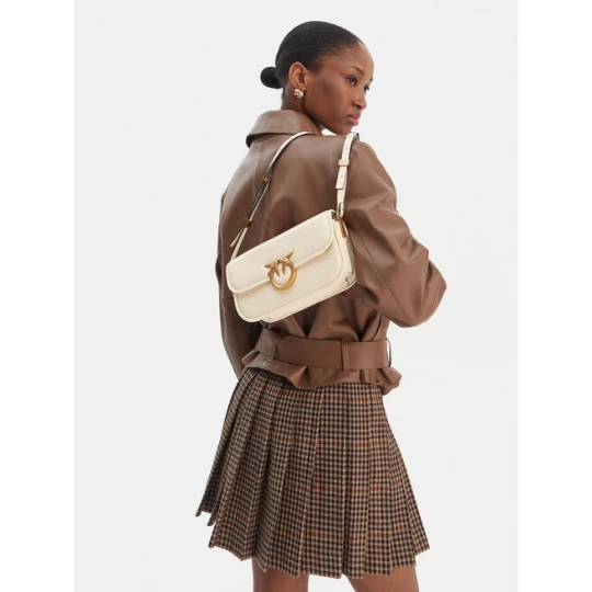 Zdjęcie produktu Torebka PINKO Love Box Baguette Al 25-26 PLTT 105083 A26L Écru Kremowy