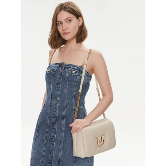 Zdjęcie produktu Torebka PINKO Love Click Puff Classic PE 24 PLTT 101585 A10F Kremowy