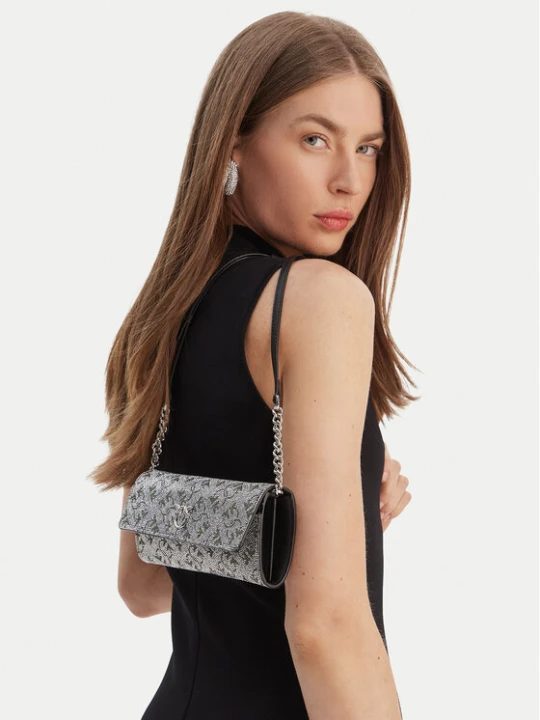 Zdjęcie produktu Torebka PINKO Love Tiny Brids Wallet C AI 25-26 PCPL 103765 A20D Srebrny