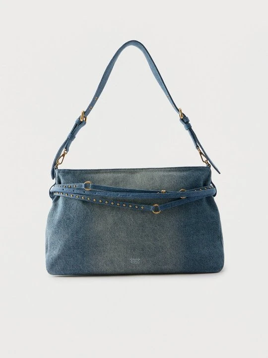 Zdjęcie produktu Torebka Pinko niebieski denim