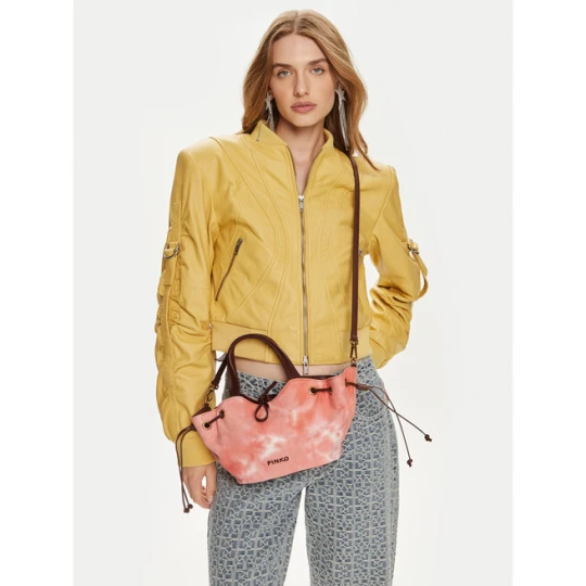 Zdjęcie produktu Torebka PINKO Pagoda Small Shopper PE 24 PLTT 102910 A1MB Pomarańczowy