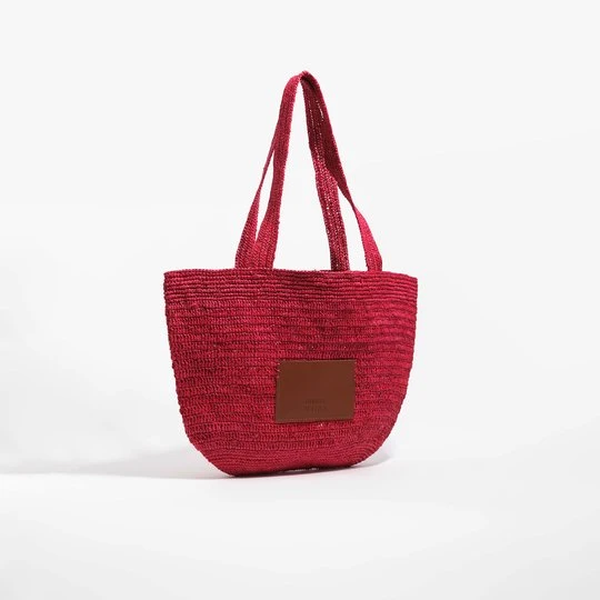 Zdjęcie produktu Torebka pleciona duża czerwona BIMBA Y LOLA