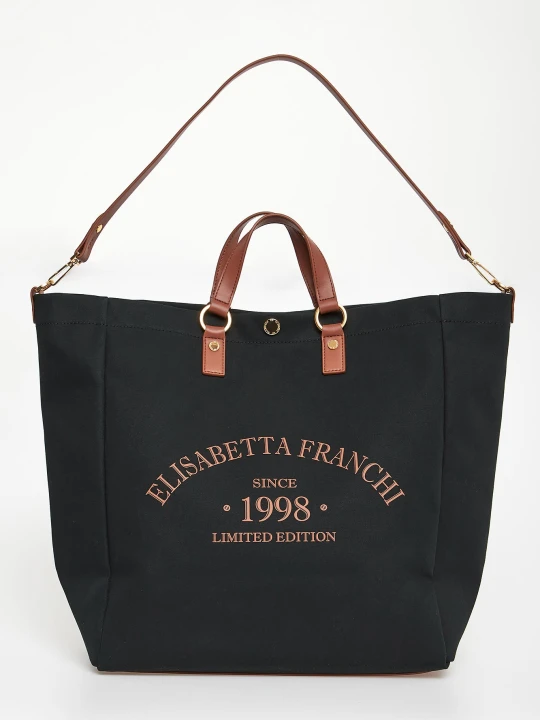 Zdjęcie produktu Torebka płócienny shopper ELISABETTA FRANCHI