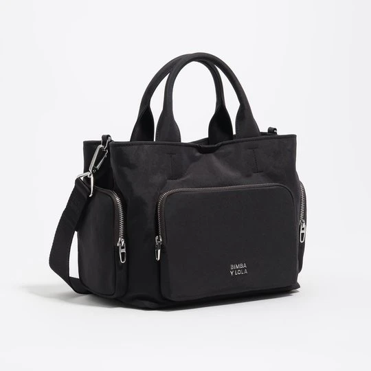 Zdjęcie produktu Torebka Pocket średnia nylon grafitowa BIMBA Y LOLA GRAPHITE