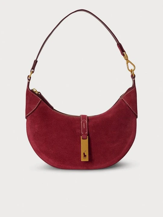 Zdjęcie produktu Torebka Polo Ralph Lauren ciemnoczerwony