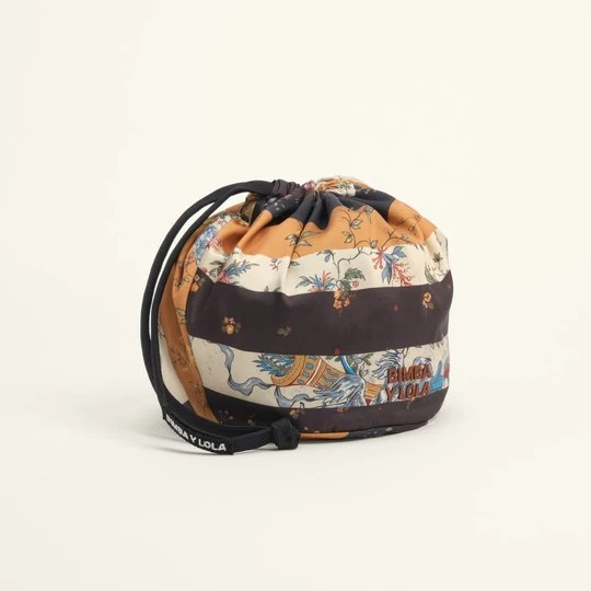 Zdjęcie produktu Torebka pouch chusta Romantic patchwork ochra BIMBA Y LOLA ROMANTIC PATCHWORK OCHRE