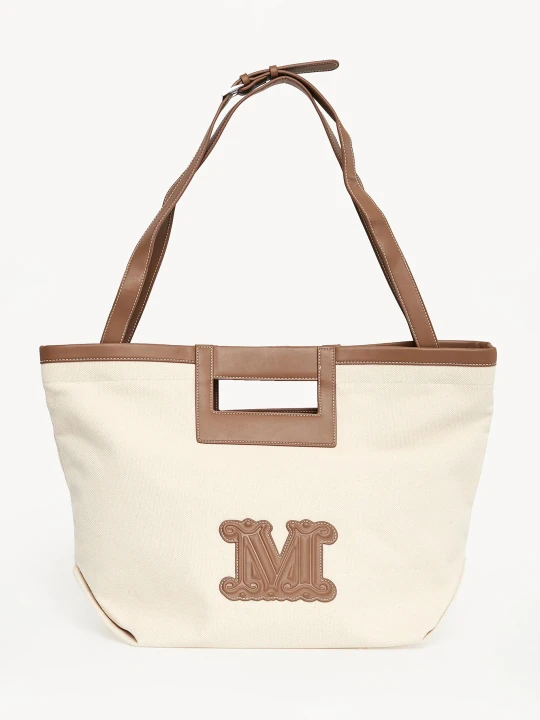 Zdjęcie produktu Torebka shopper Ecru MAX MARA BEACHWEAR