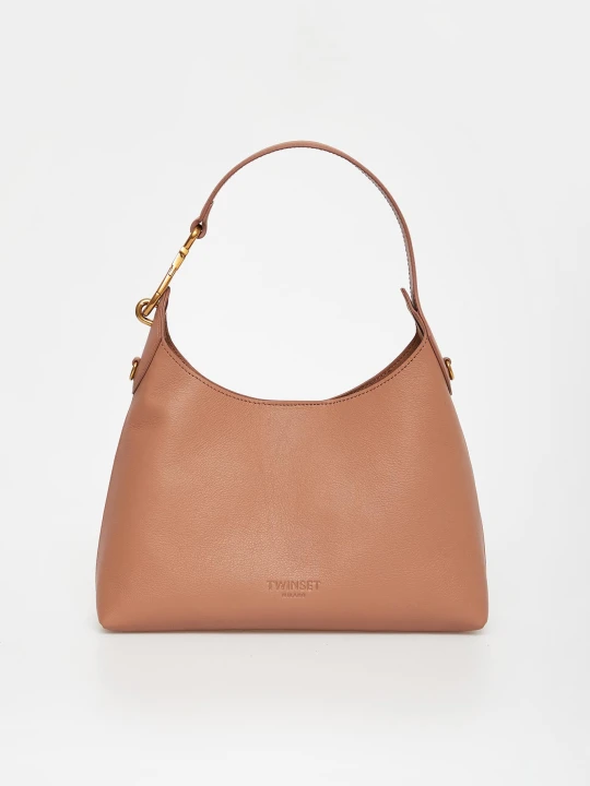 Zdjęcie produktu Torebka skórzana hobo TWINSET