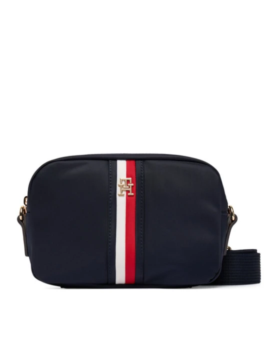 Zdjęcie produktu Torebka Tommy Hilfiger Popette Camera Bag Corp AW0AW19023 Granatowy