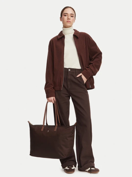 Zdjęcie produktu Torebka Tommy Hilfiger Popette Maxi Tote AW0AW17996 Brązowy