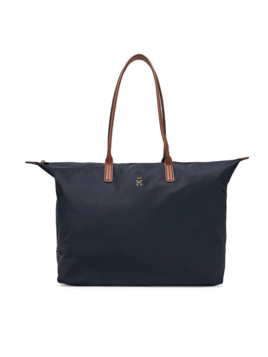Zdjęcie produktu Torebka Tommy Hilfiger Popette Maxi Tote AW0AW17996 Granatowy